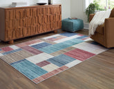 Warmstead Furniture - Ashley Furniture - Numore Rug - 8' x 9'11" Washable Rug / Multi - R406661